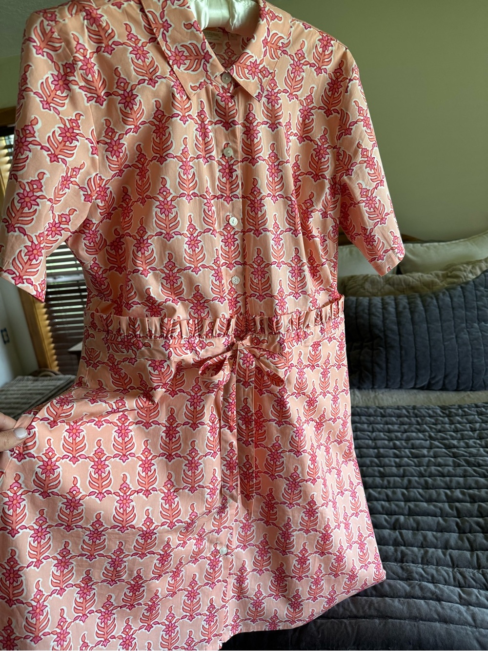 Spartina 449 Peach and Pink Floral Dress